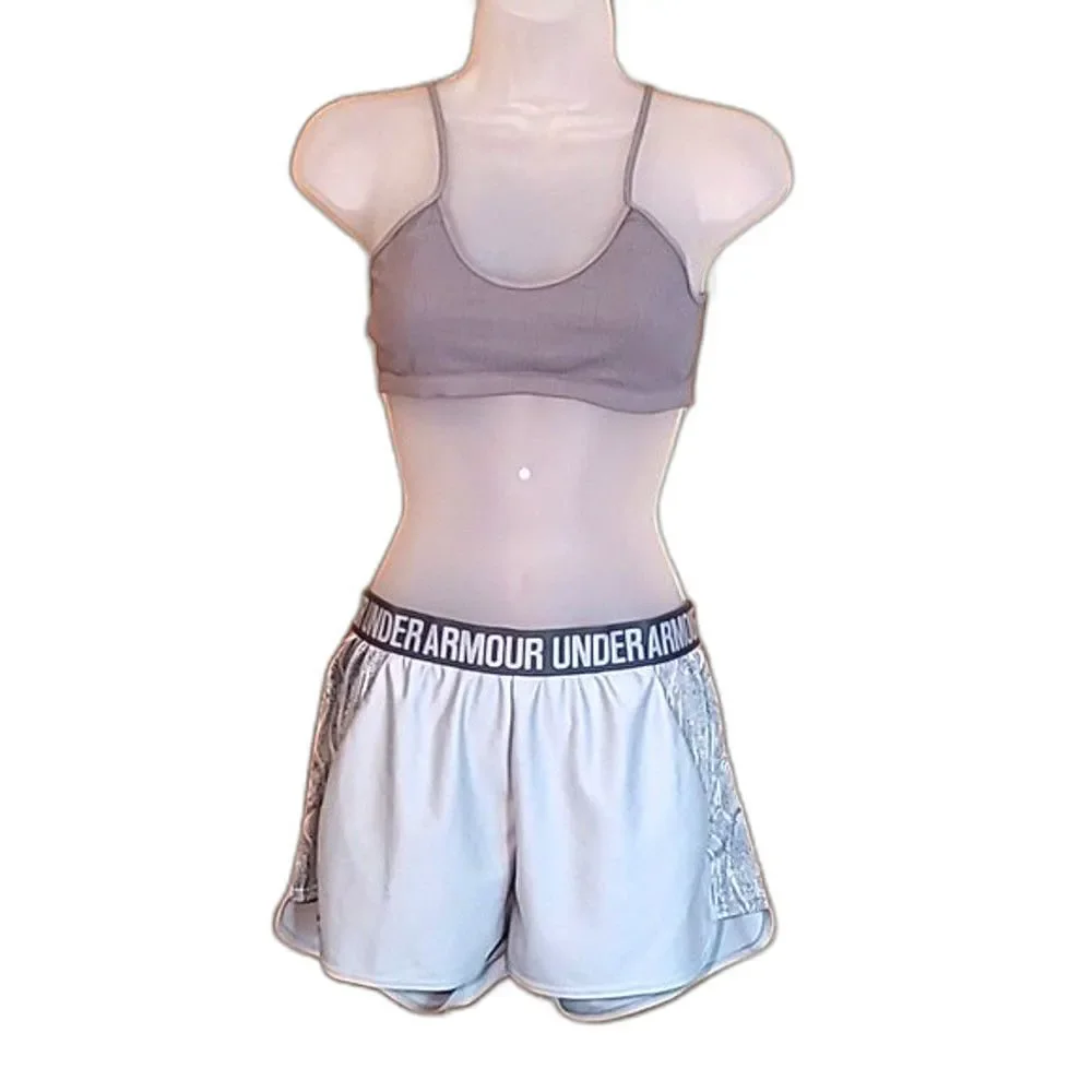 Free People Crop Cami Yoga Bralette Cut Out Athletic Tank Top Spaghetti Straps